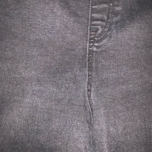 Spanx distressed black jean-ish shapewear raw hem 3x jeggings - Picture 3 of 5